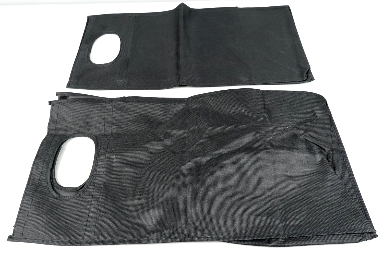 Laundry Basket 2 Compartments with 2 Storage Shelves Removable Bags 46L