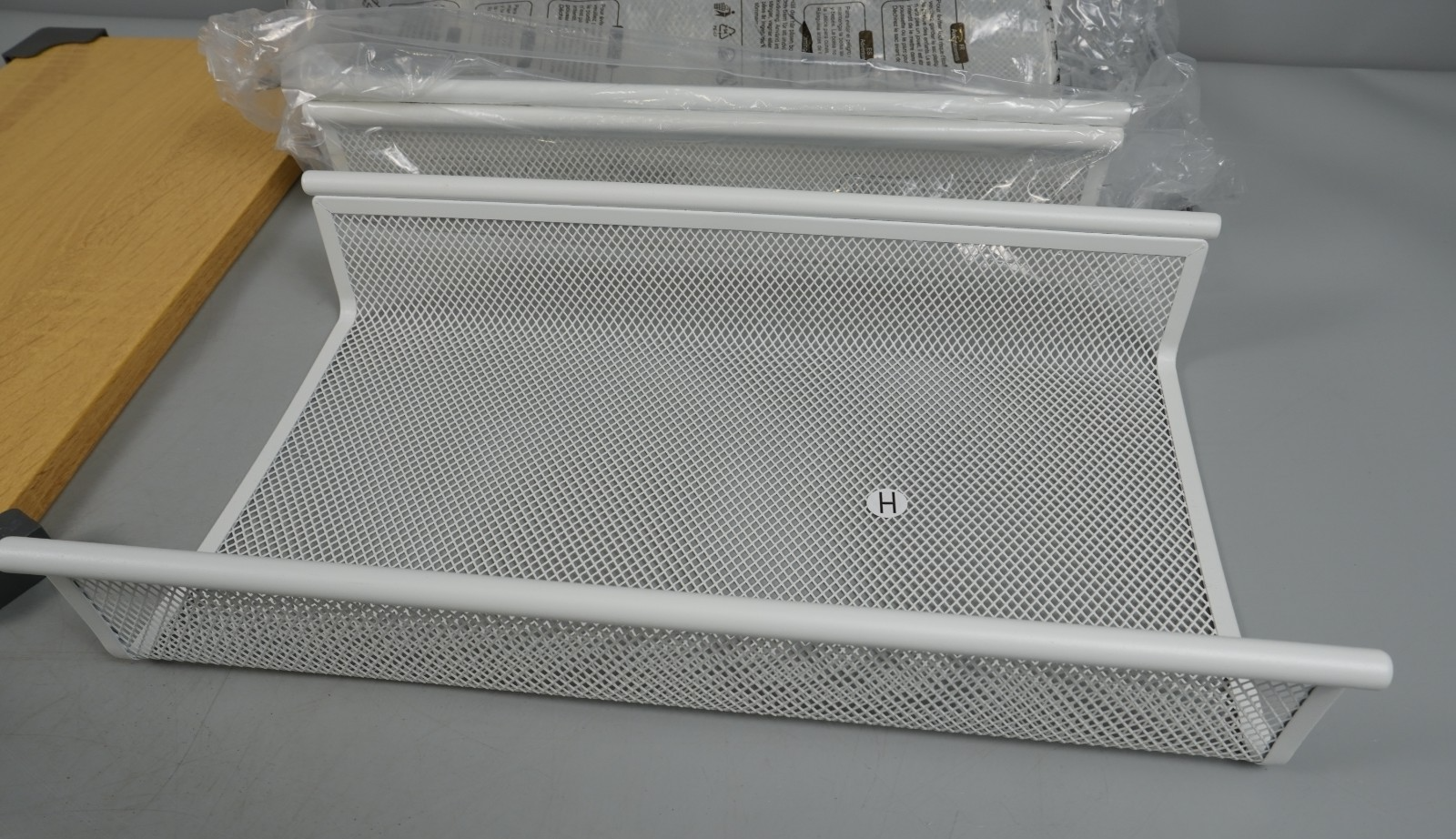 4-Tier Trolley Space-Saving Kitchen Cart with Castors 22x45.5x77cm