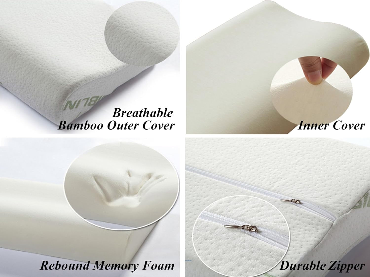 Orthopedic Cervical Pillow Memory Foam Deep Sleep Neck Shoulder Sleeping