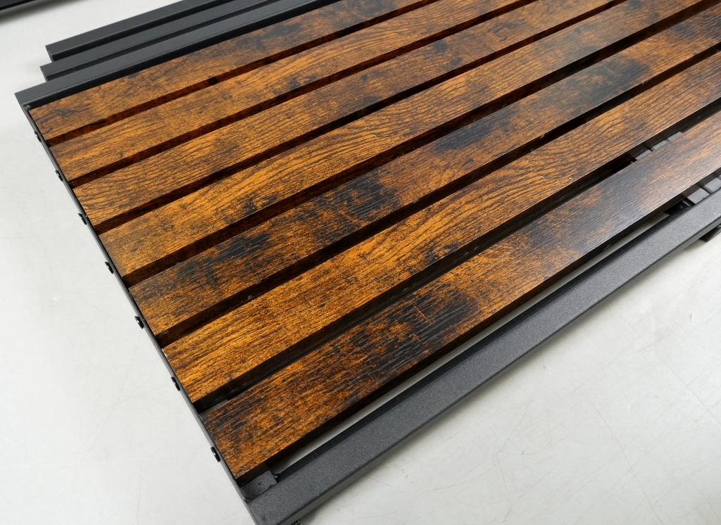 Laundry Basket 2 Compartments with 2 Storage Shelves Removable Bags 46L