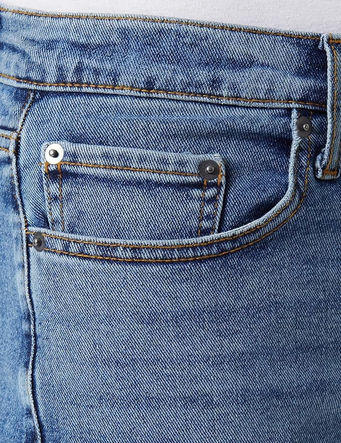 28W32L Men's Athletic-Fit Stretch Jean - Light Wash - Amazon Essentials