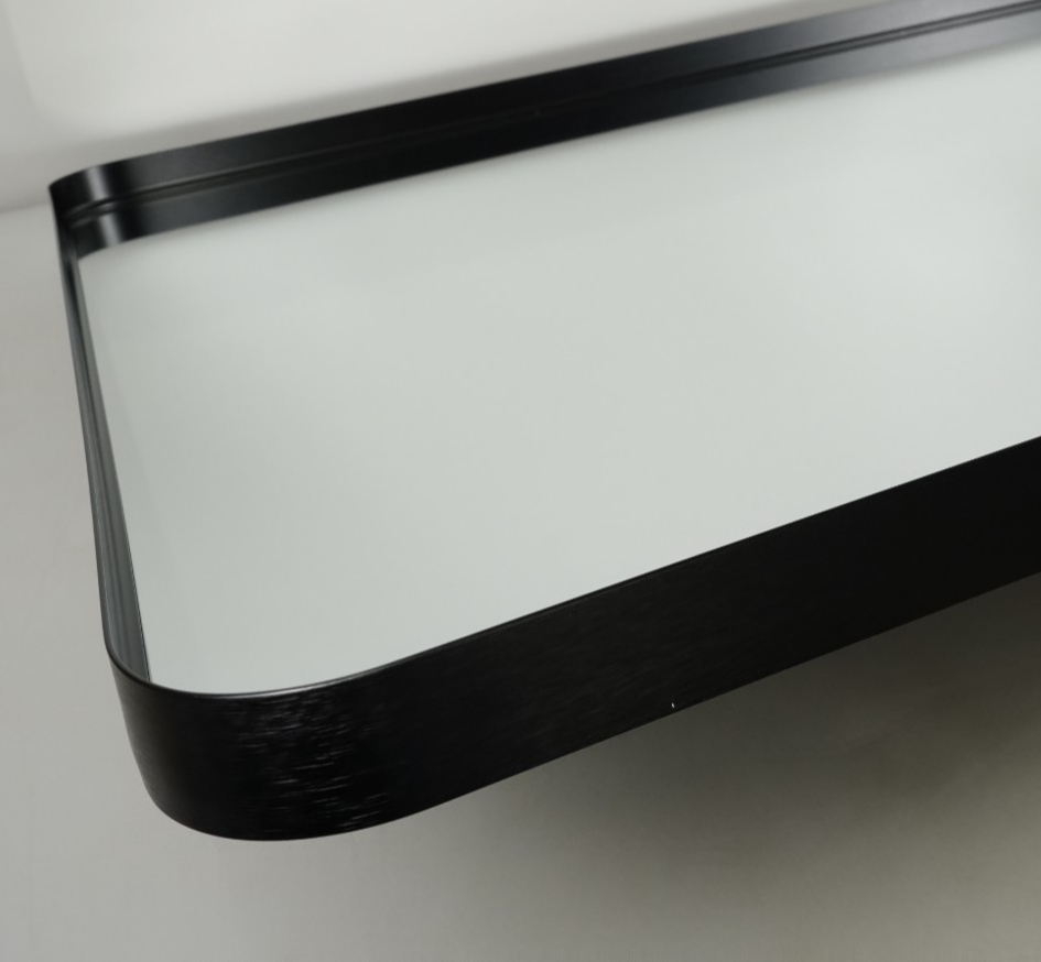 Wall Mirror Black Vanity Mirror 75x100 CM Wall-Mounted Mirror