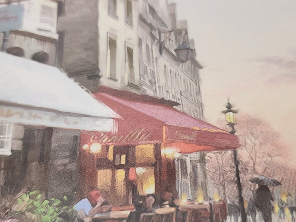 Paris Street Puzzle 50x70cm 1000pcs 27.5x20" Hand Painting Image Medium Puzzle