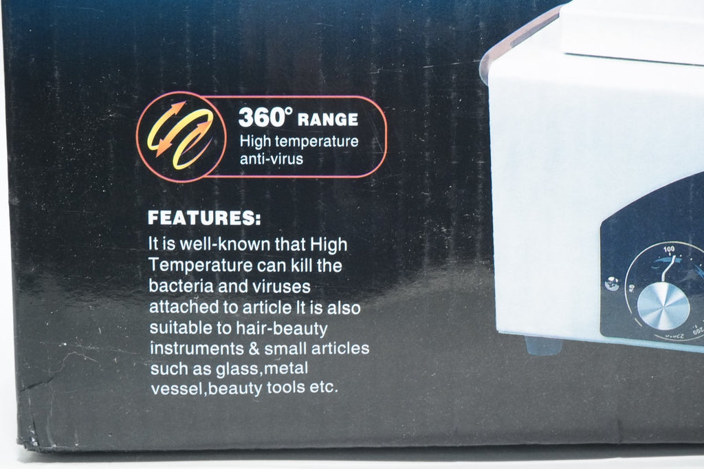 Heat Sterilizer w Timer f Metals / Ceramic Tools High Temperature Cleaning 220°C