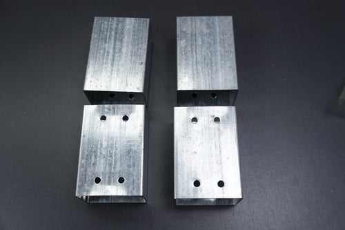4 Pack Square Pipe Fittings Steel