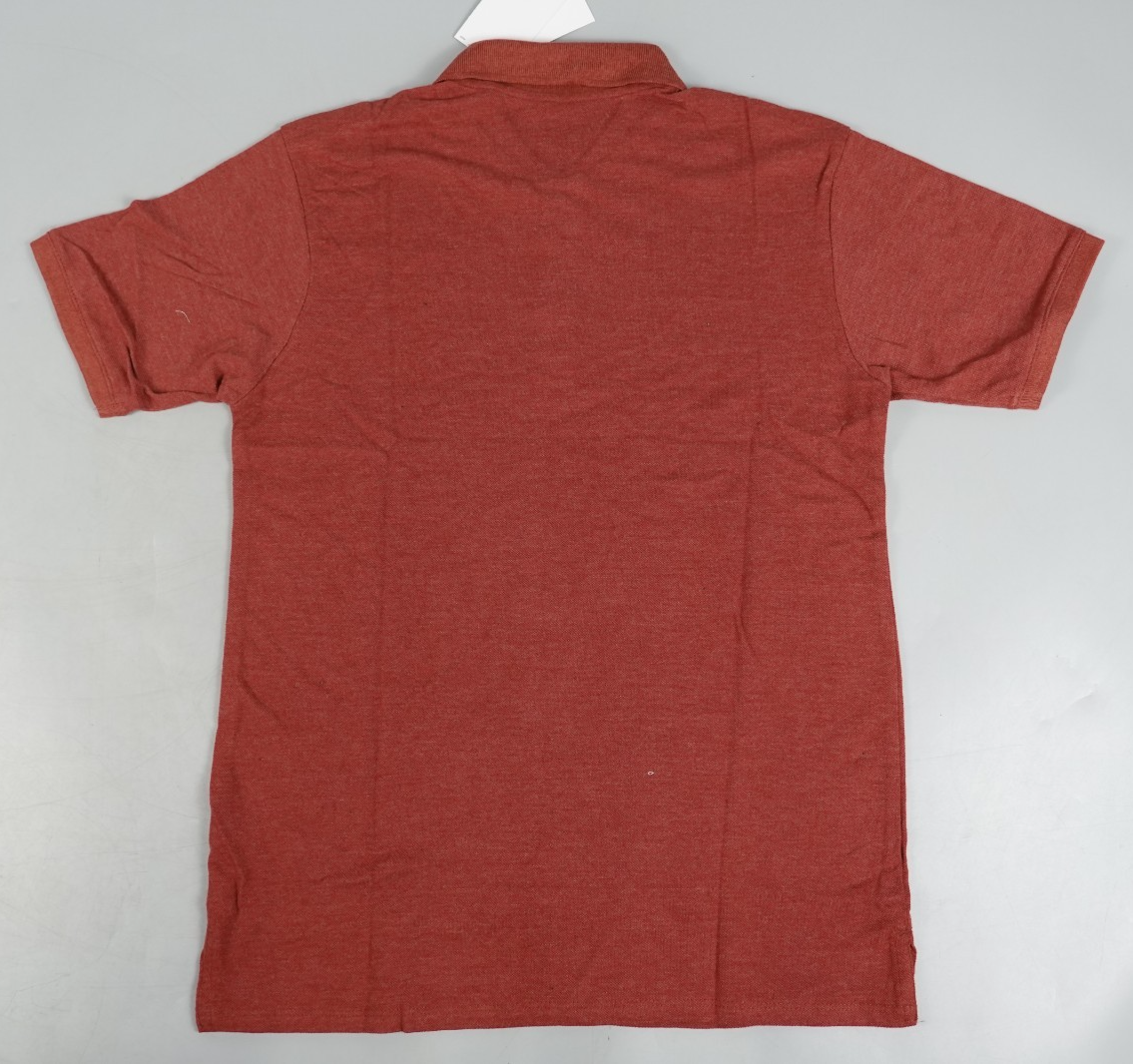 Calvin Klein Kids Polo T-Shirt Burgundy Red Size: Kids XL (18-20yo) Short Sleeve