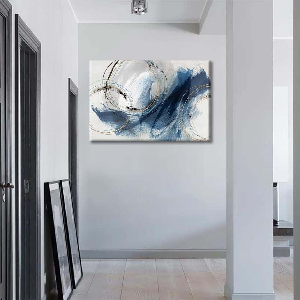 Abstract Canvas Wall Art for Living Room Modern Bedroom Wall Decor 60x90cm