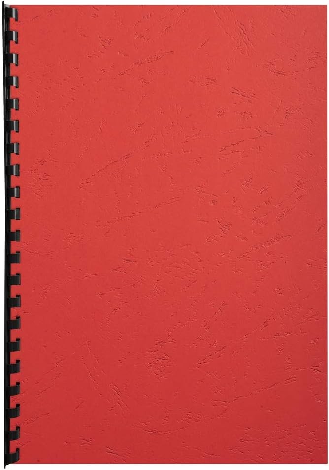 A4 Rigid Covers Leather Grain Effect Binding Presentation Card 270gsm 100pcs