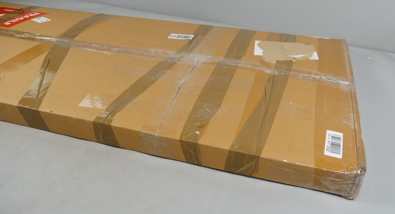 Full Length Mirror 140x50cm Free Standing Floor Mirror Black Aluminum Frame