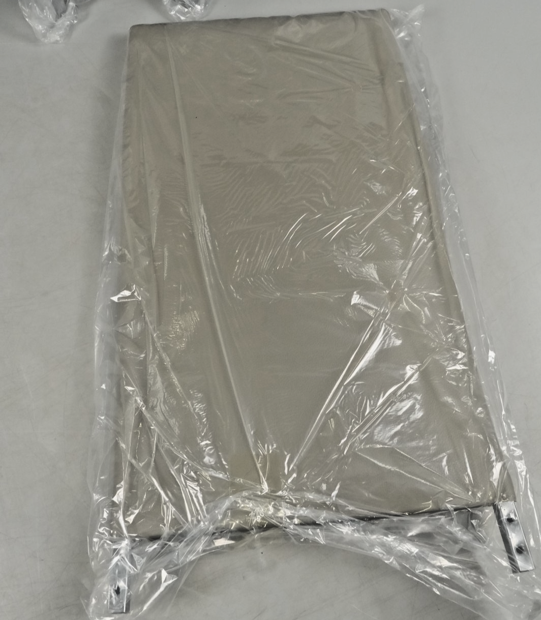 Dinning chairs set of 4 grey Rozhome compact space saving