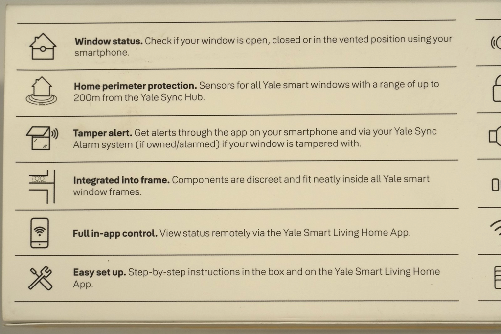 Yale SensCheck Window Sensor Kit Smart Home, Alexa & Google Compatible IA-302