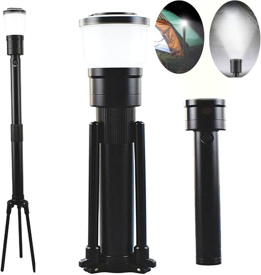 Telescopic Zoomable Light Flashlight Camping 1000 Lumens 3 in 1 IP65 Waterproof