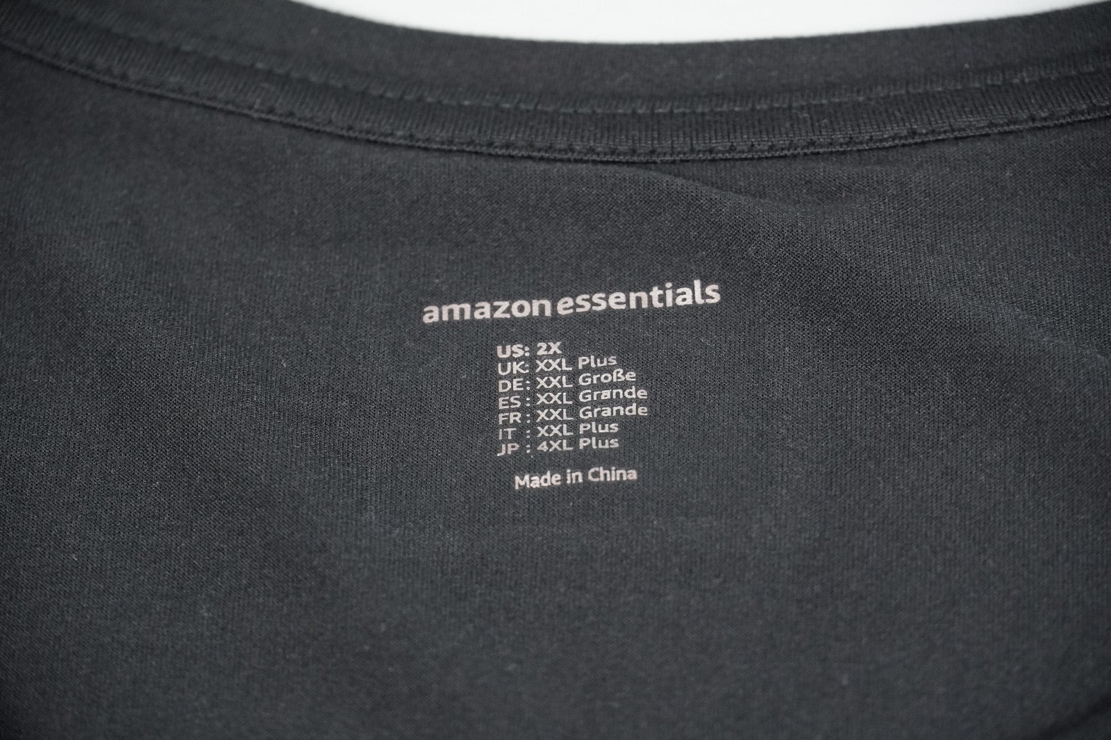 XXL Women's Shirt T-Shirt Tech Stretch Short-Sleeve V-Neck Multipacks Amazon Ess