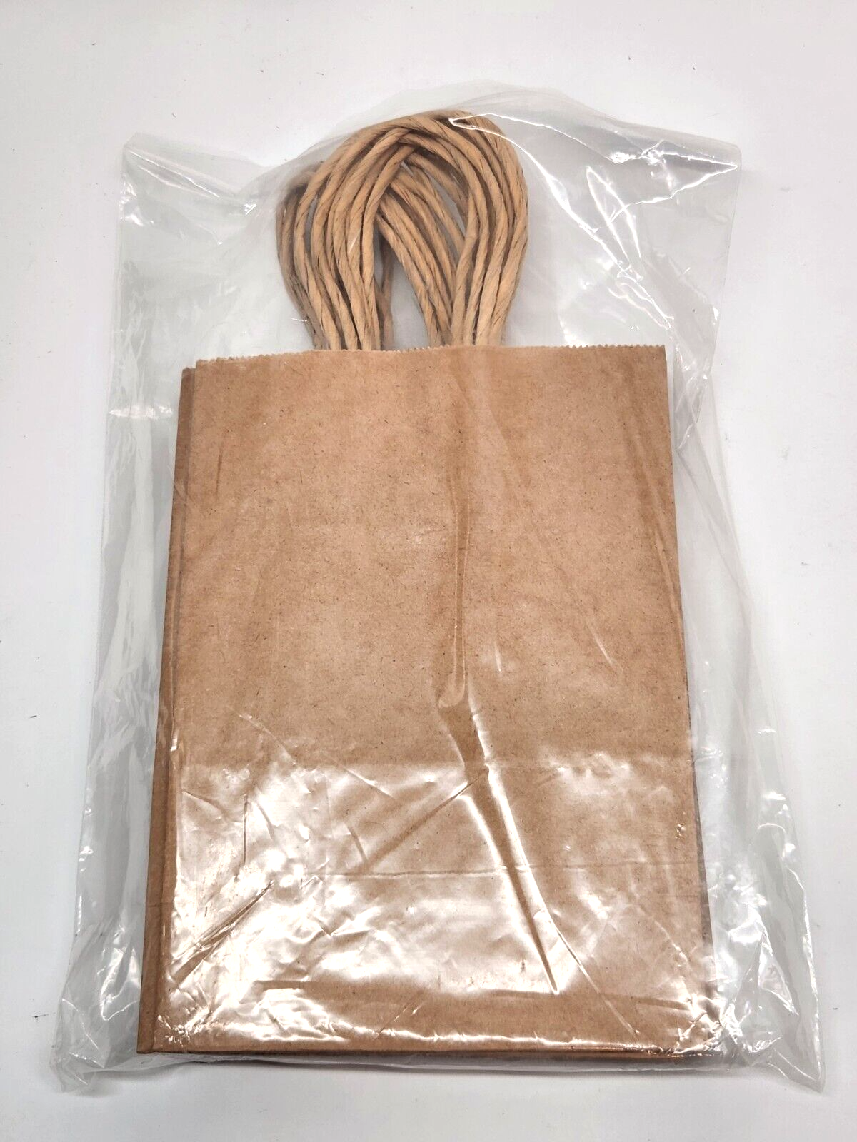 Brown Kraft Paper Carrier Bags w Twisted Handles Shopping Tote Gift Party 10 pcs