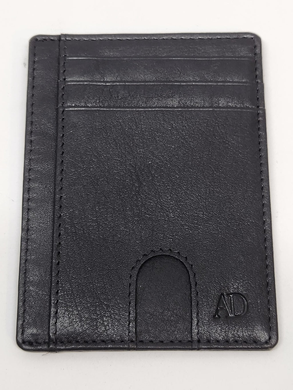 Slim Minimalist Wallet RFID Blocking Thin Front Pocket Real Leather Mens 7+1 Slo