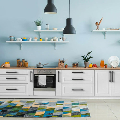 224mm Cabinet Pulls Drawer Handles 10 pack Stainless Steel Matt Black 8.8in HC