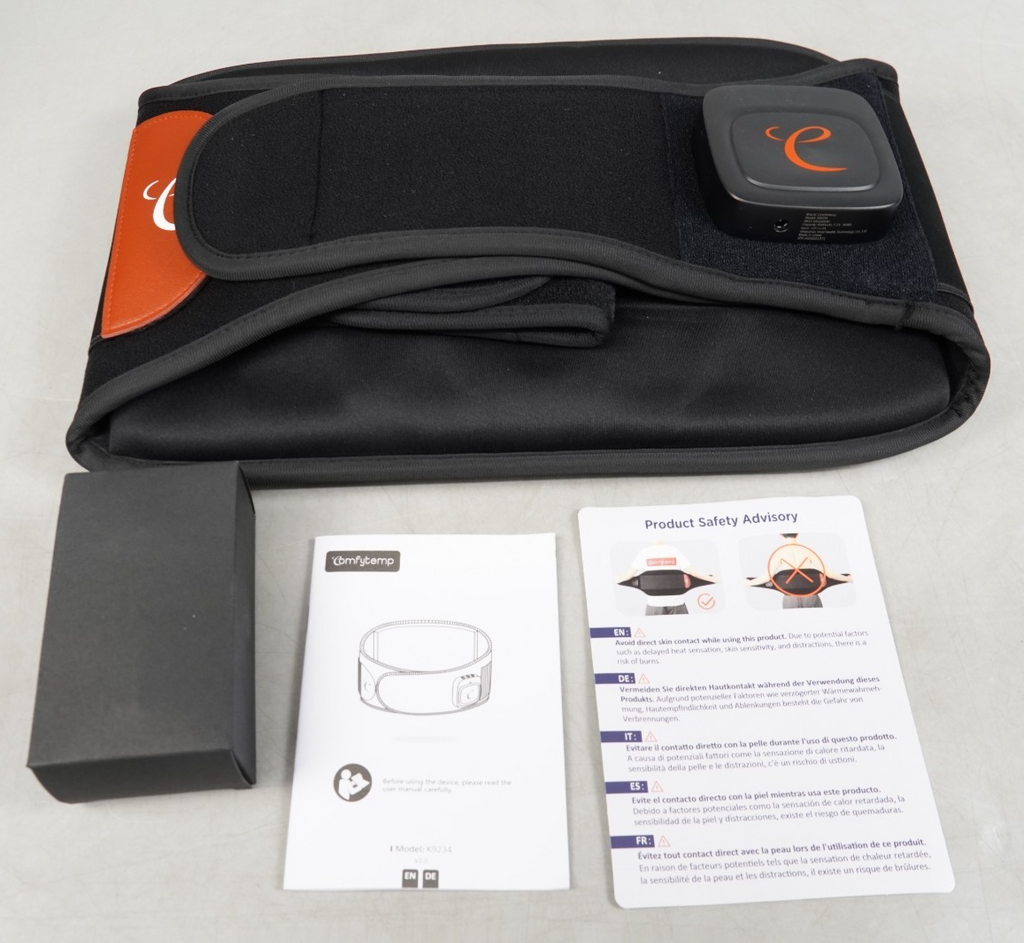 Heated Back Massager Cordless Infrared Heat Pad for Back with 3 Modes XXL