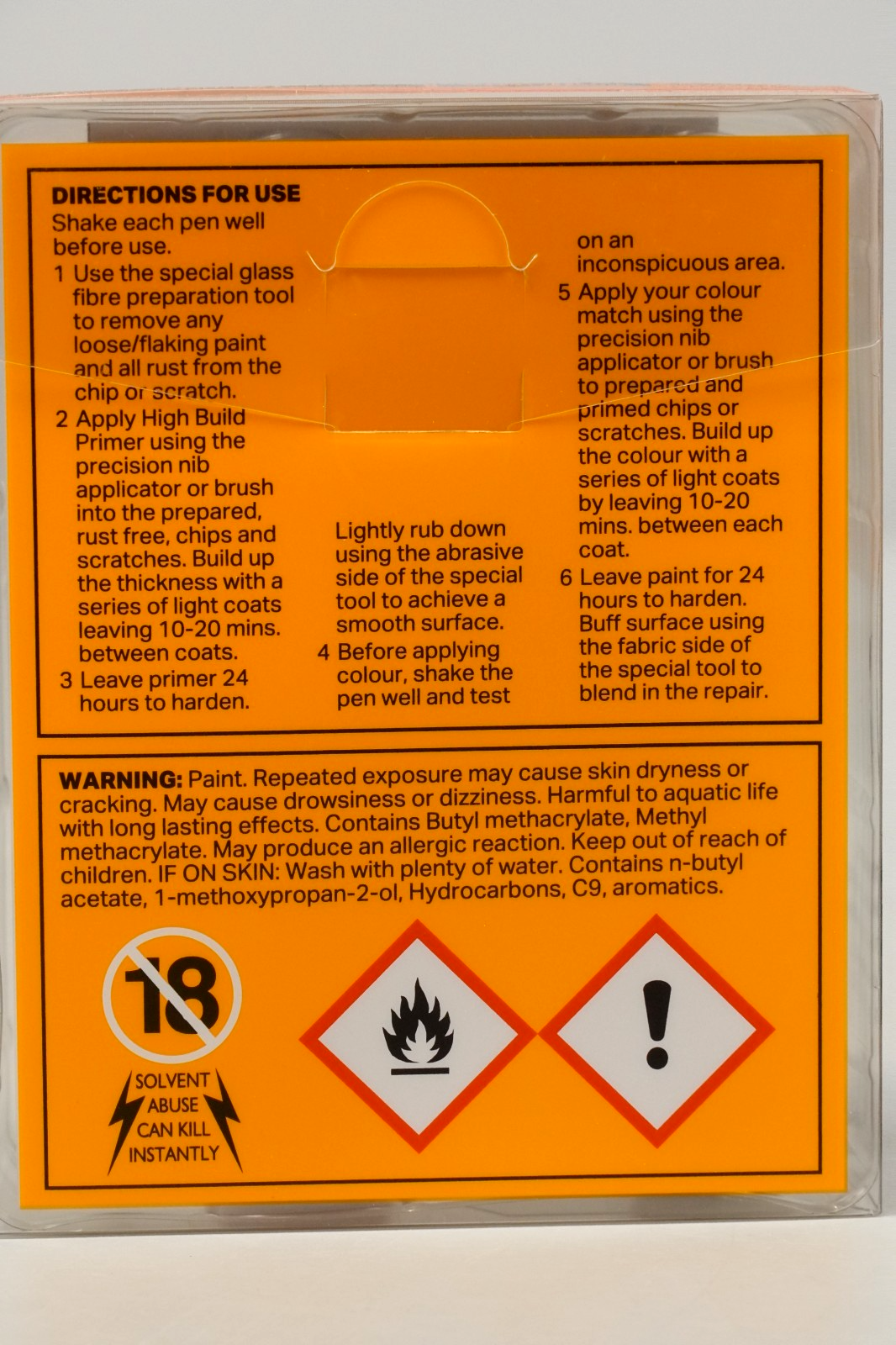 Hyundai Electric Red Touch Up Paint Stone Chip & Scratch Repair Kit System