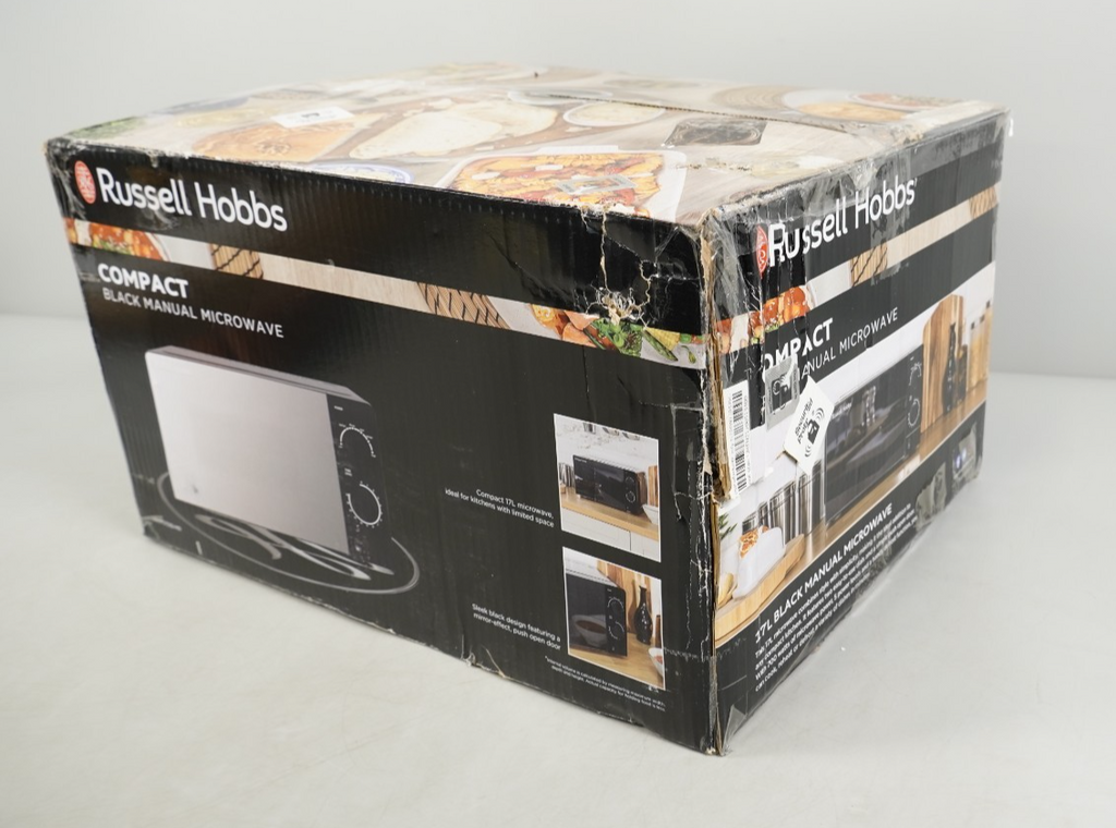 Russell Hobbs Full Black Manual Microwave 17L RHM1701B-MR