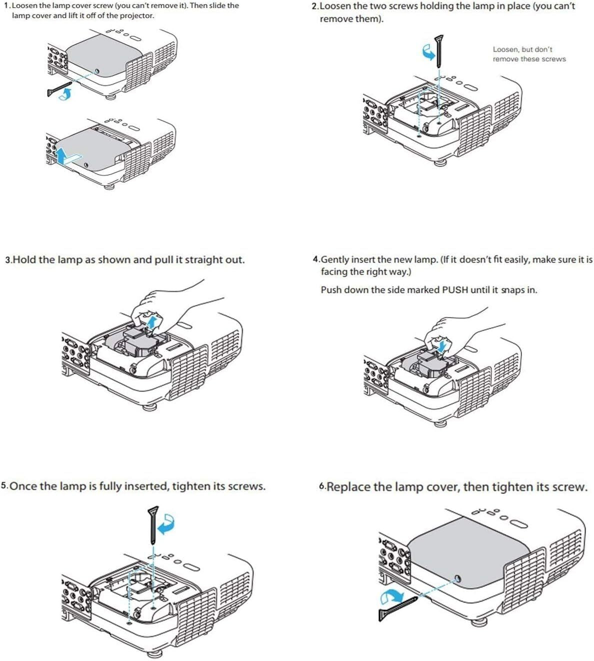 Projector Lamp Module for Dell NEC OPTOMA NP19LP BL-FP230G EX565UT SP.8JQ01GC01