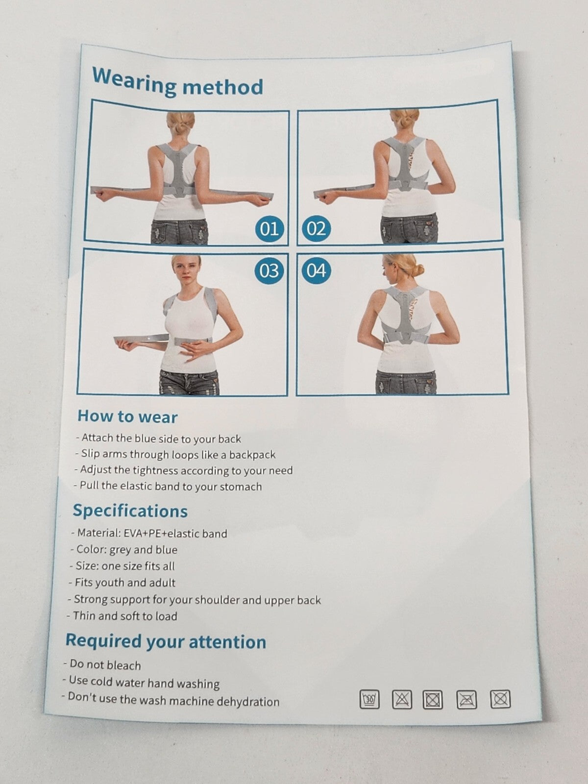 Medium  Posture Corrector Adjustable Pain Relieving Thoracic Neck Shoulder Pain