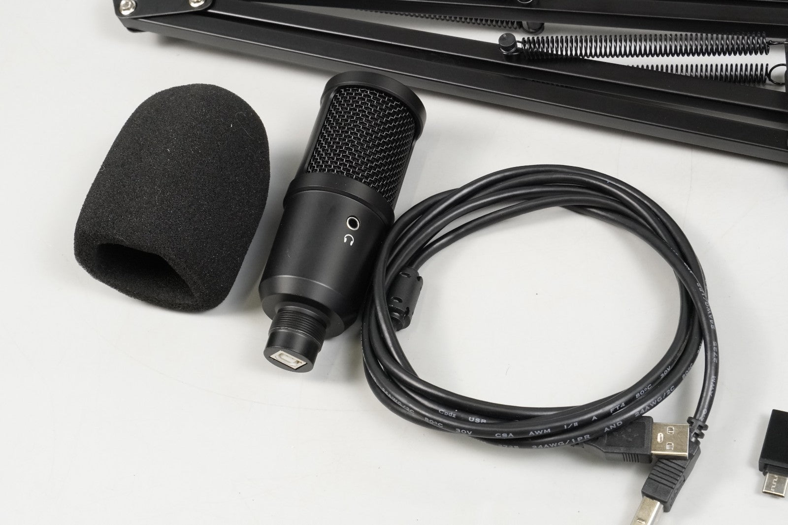 USB Condenser Microphone Microphone for PC Podcast with Mute Gaming Conference