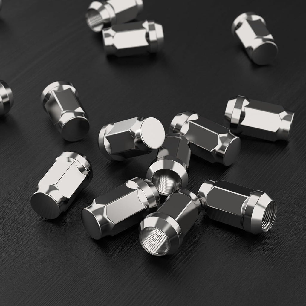 Golf Cart Wheel Lug Nuts Chrome 1/2"-20 for EZGO Club Car Cushman Jacobsen 10L0L