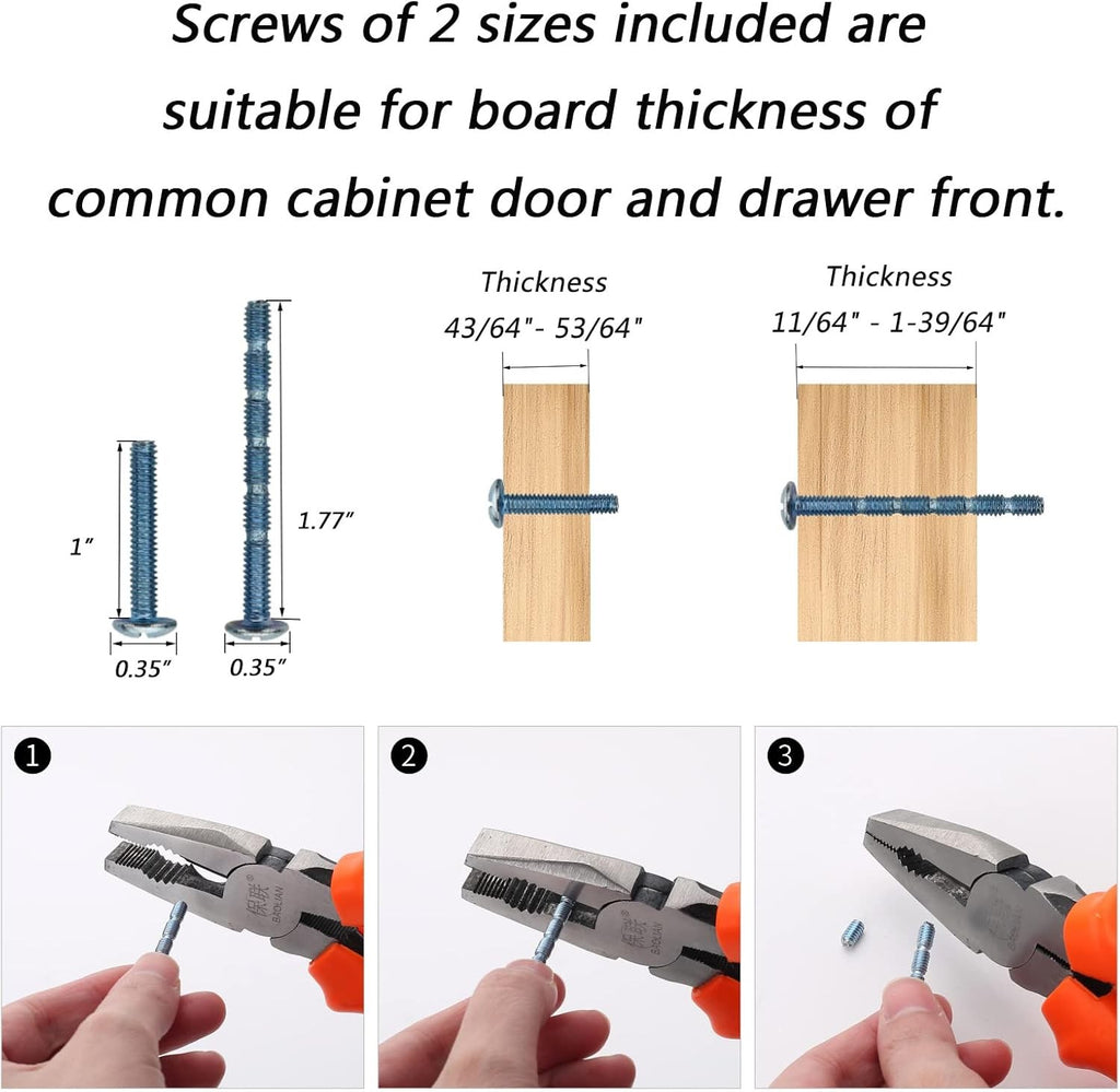 224mm Cabinet Pulls Drawer Handles 10 pack Stainless Steel Matt Black 8.8in HC