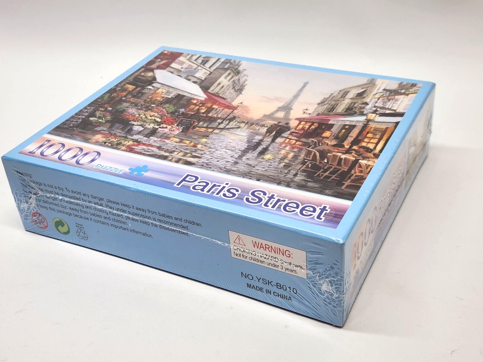 Paris Street Puzzle 50x70cm 1000pcs 27.5x20" Hand Painting Image Medium Puzzle