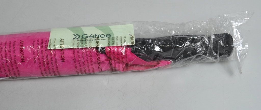 G4Free 68 Inch Golf Umbrella Windproof Double Canopy Rose Red