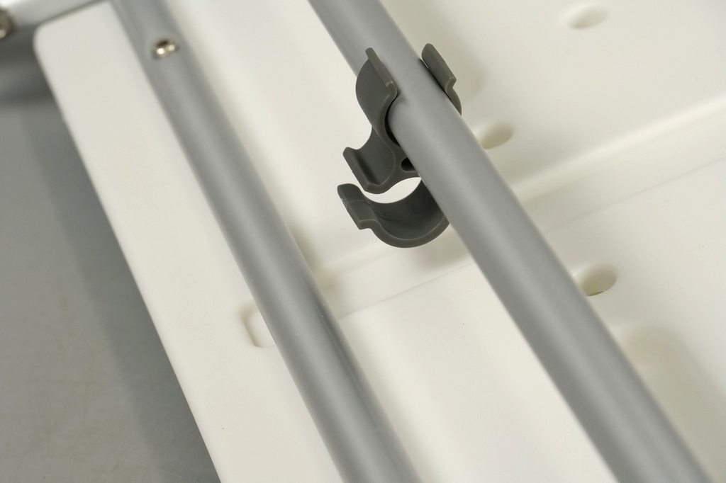 Folding Shower Chair 5-Level Adjustable, Non-Slip Feet, Lightweight & Durable