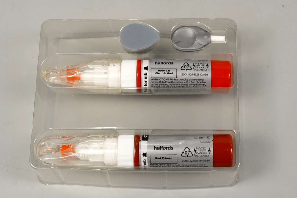 Hyundai Electric Red Touch Up Paint Stone Chip & Scratch Repair Kit System