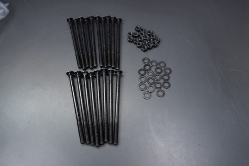 18x High Tensile Long Bolts with Nuts & Washers Fastener Kit Approx 195mm