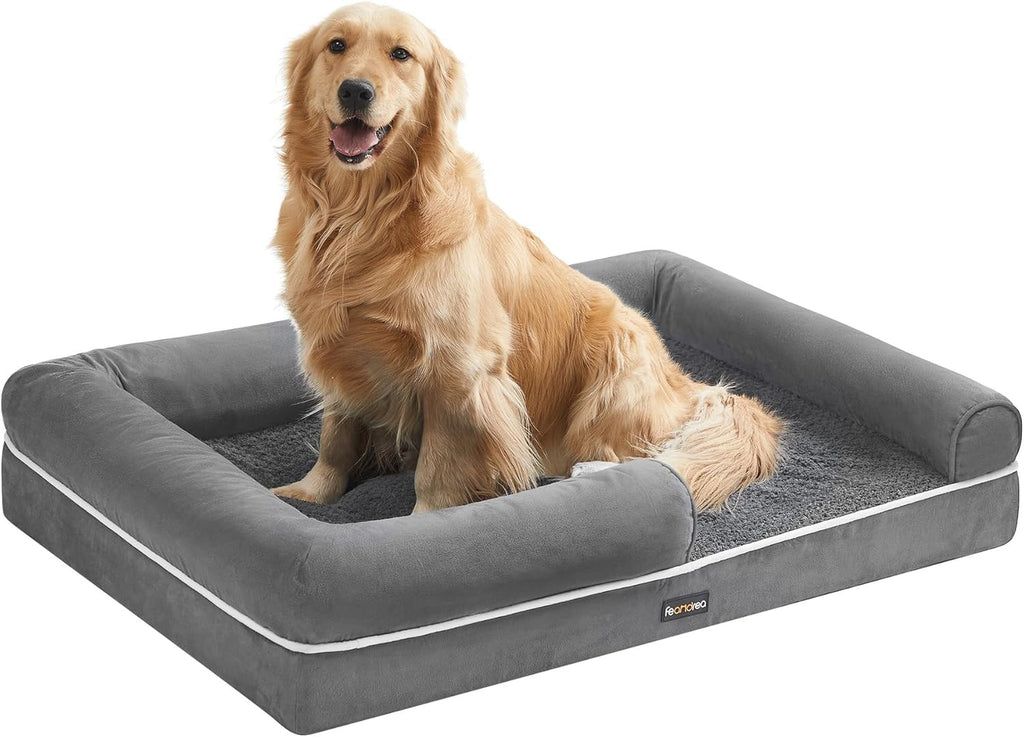 Orthopedic Dog Bed Dog Sofa with Removable Washable Cover 106 x 76 x 18cm