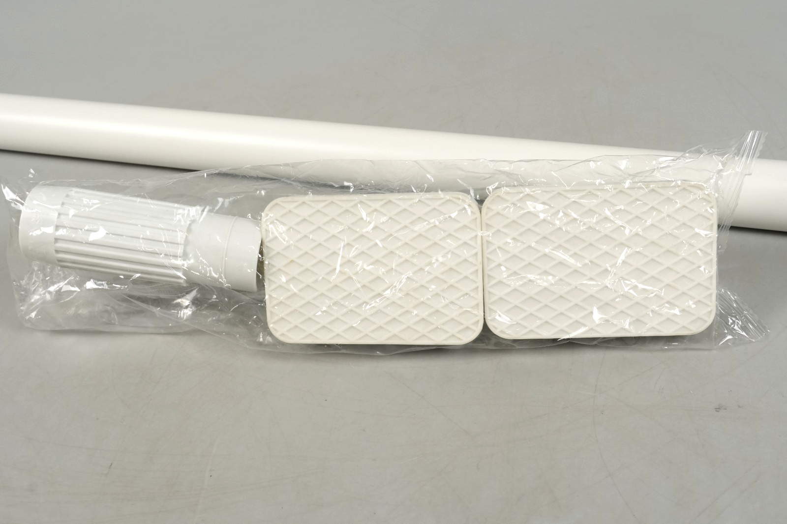 Curtain Telescopic Pole Rod 110-200cm No Drill 35kg Capacity 33mm Steel Rail