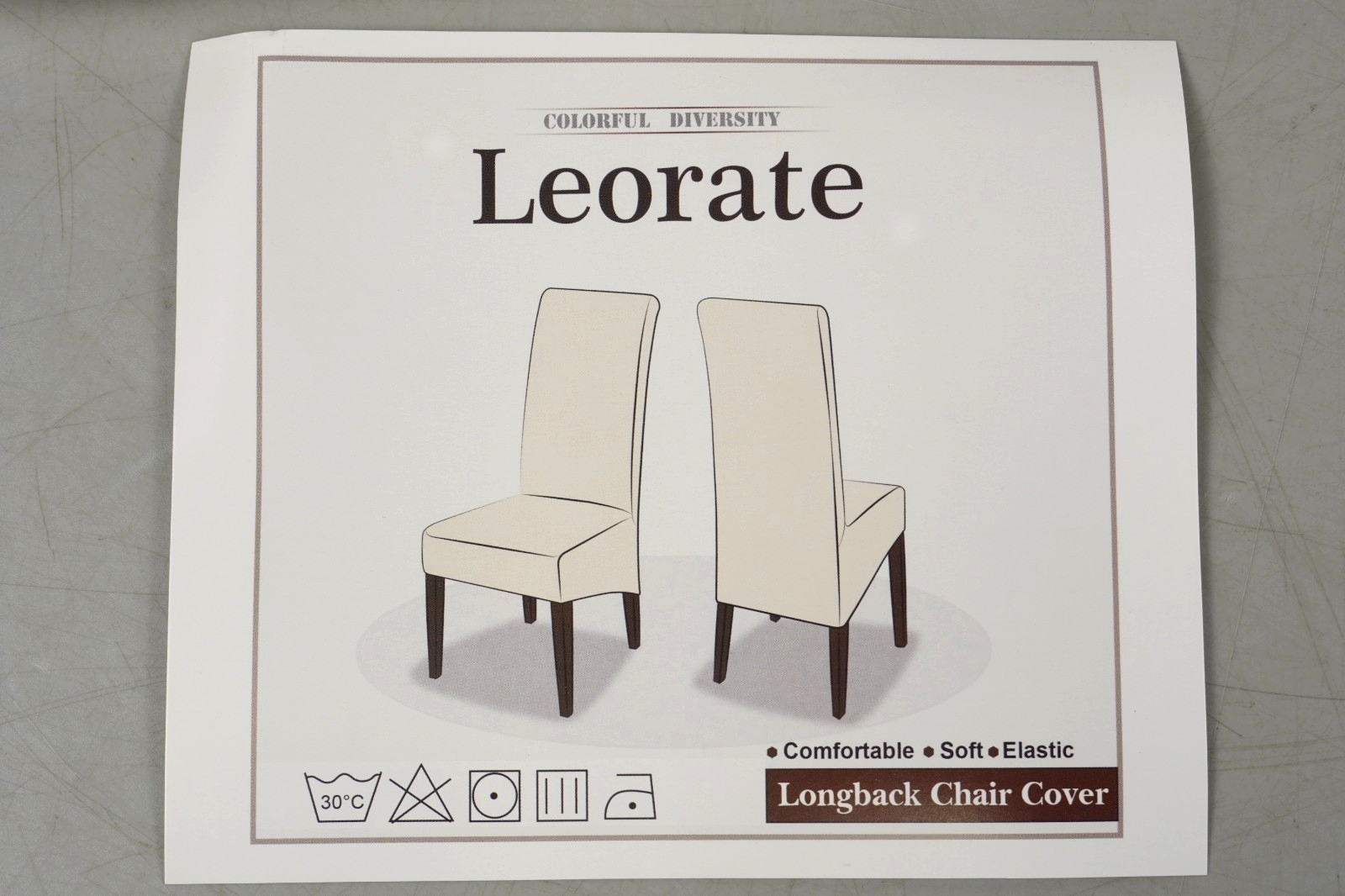 Dining Chair Slipcover XL 4 Pack High Back Chair Cover Stretch Spandex Printing