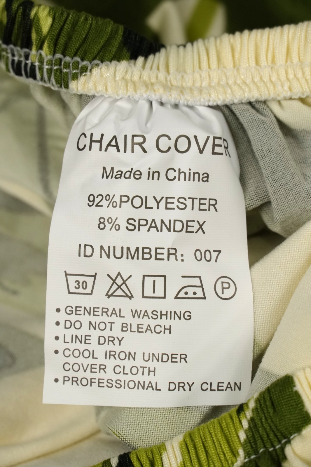 Dining Chair Slipcover XL 4 Pack High Back Chair Cover Stretch Spandex Printing