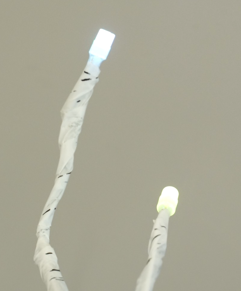 Artificial Lighted Birch Tree 6FT Colour Changing with LED Lights Timer White