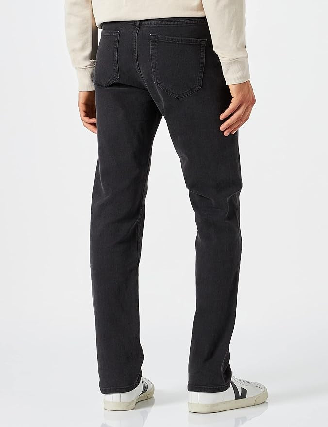 40W28L Men's Athletic-Fit Stretch Jean - Washed Black - Amazon Essentials