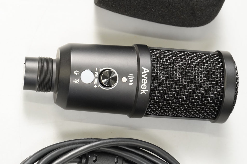 USB Condenser Microphone Microphone for PC Podcast with Mute Gaming Conference