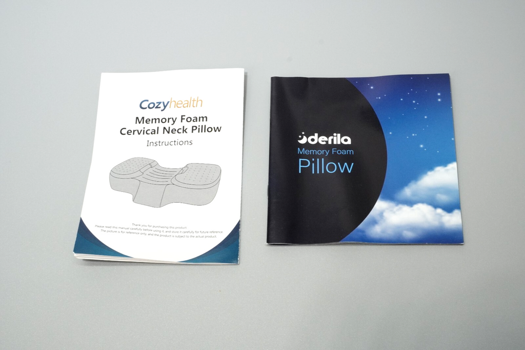 Memory Foam Cervical Pillow for Neck Pain Relief, Adjustable Ergonomic Contour