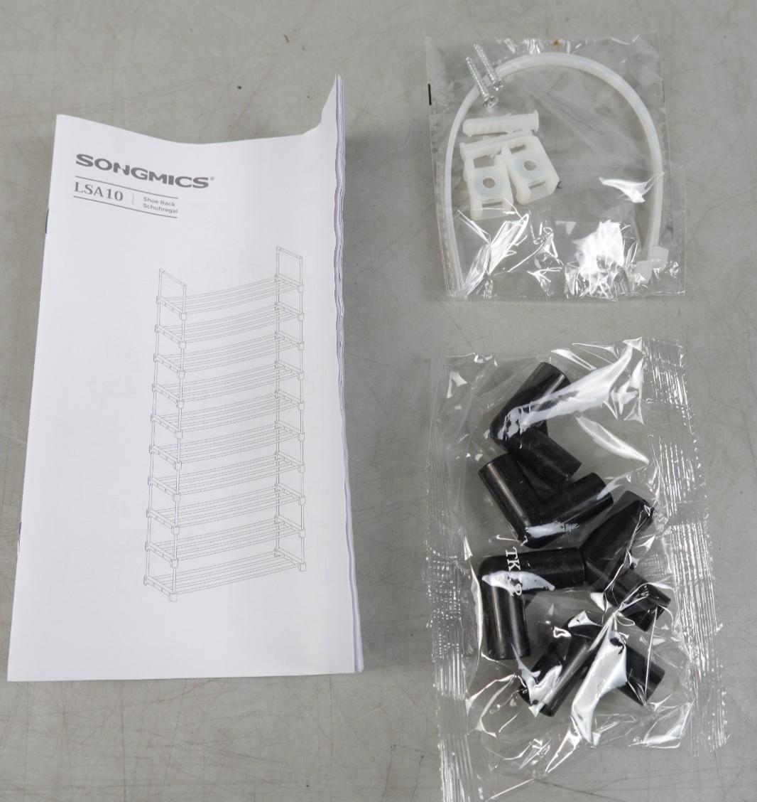 Shoe Rack 10-Tier Metal Shoe Storage Organiser for 50 Pairs of Shoes