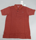 Calvin Klein Kids Polo T-Shirt Burgundy Red Size L (14-16 Years) Short Sleeve