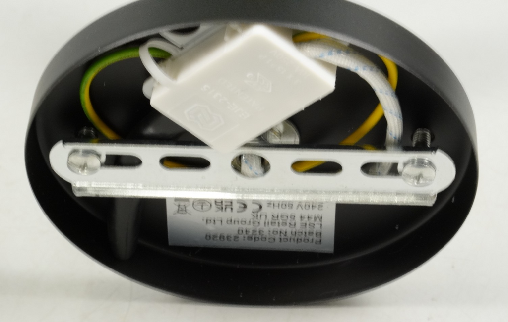 Wall Light Sconce Fitting with Clear Glass Globe Black and Gold Industrial