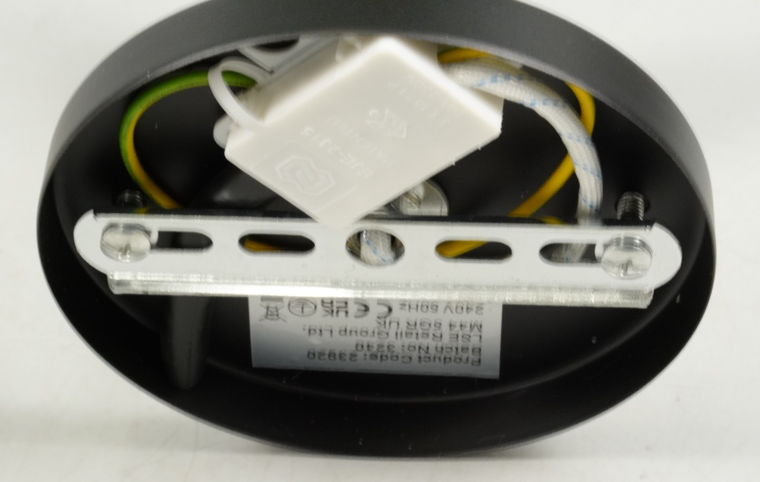 Wall Light Sconce Fitting with Clear Glass Globe Black and Gold Industrial