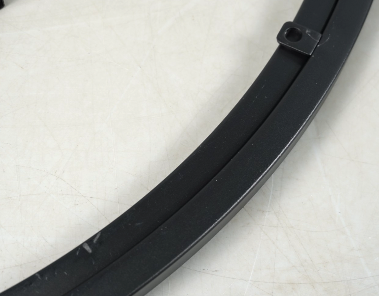 Coffee Table Marble Style Living Room Table Tempered Glass Modern Black Frame