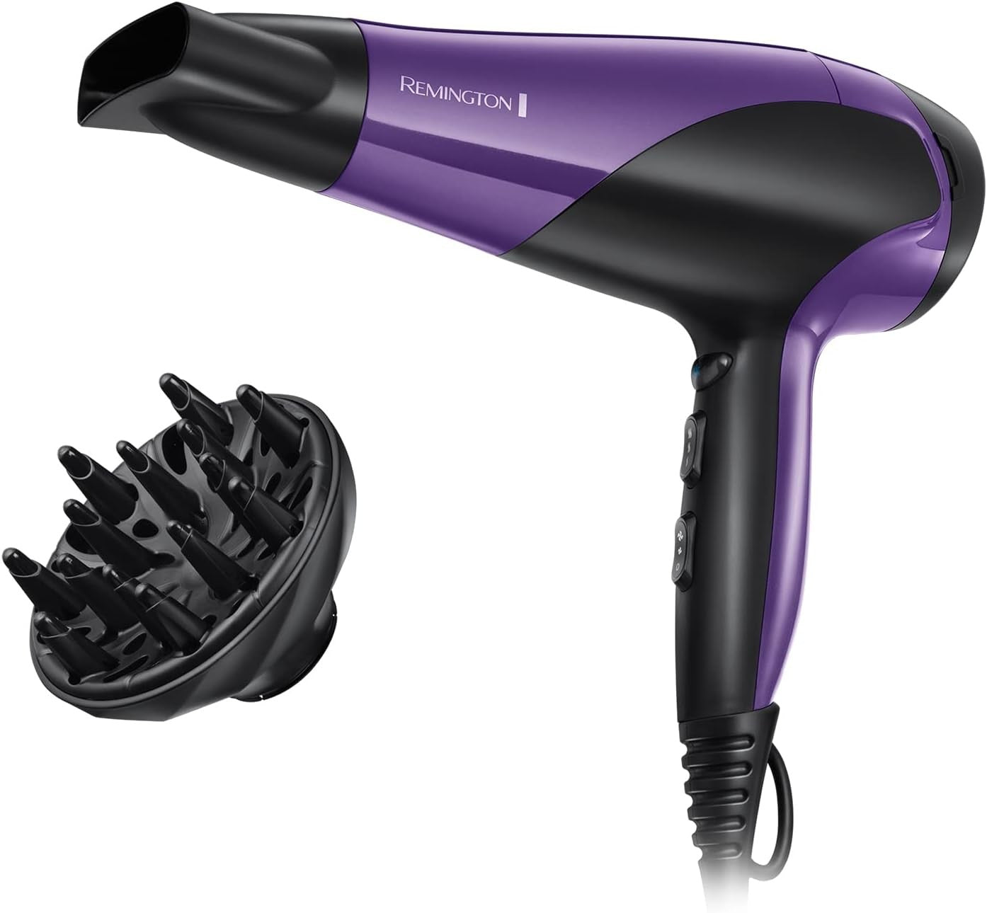 Hair Dryer Ionic Dry 2200 Remington Professional Styling Diffuser 2200W Purple