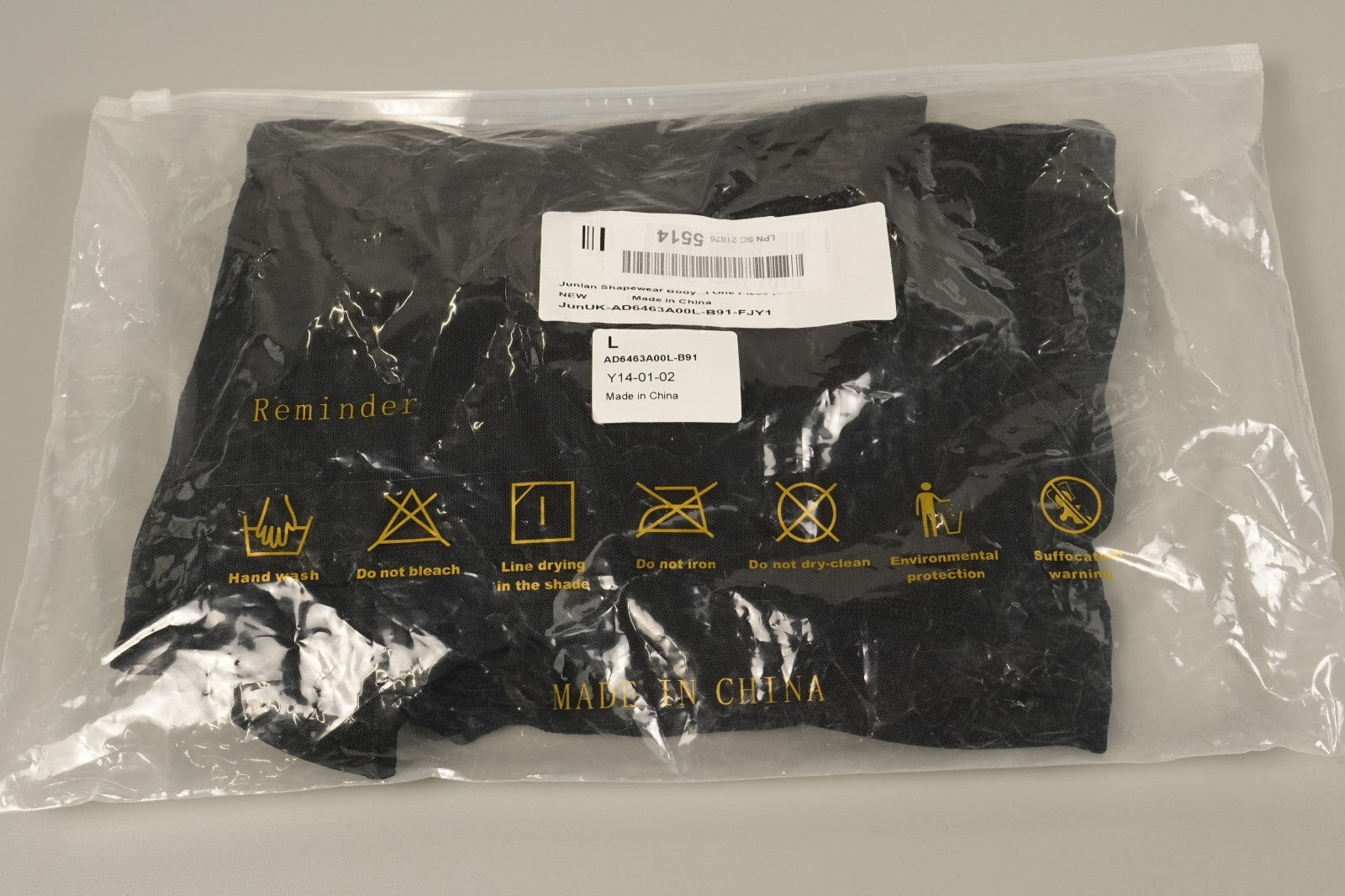 Women Shapewear Bodysuit Shaper V Neck Butt Lifter Full Body Tummy Control LARGE