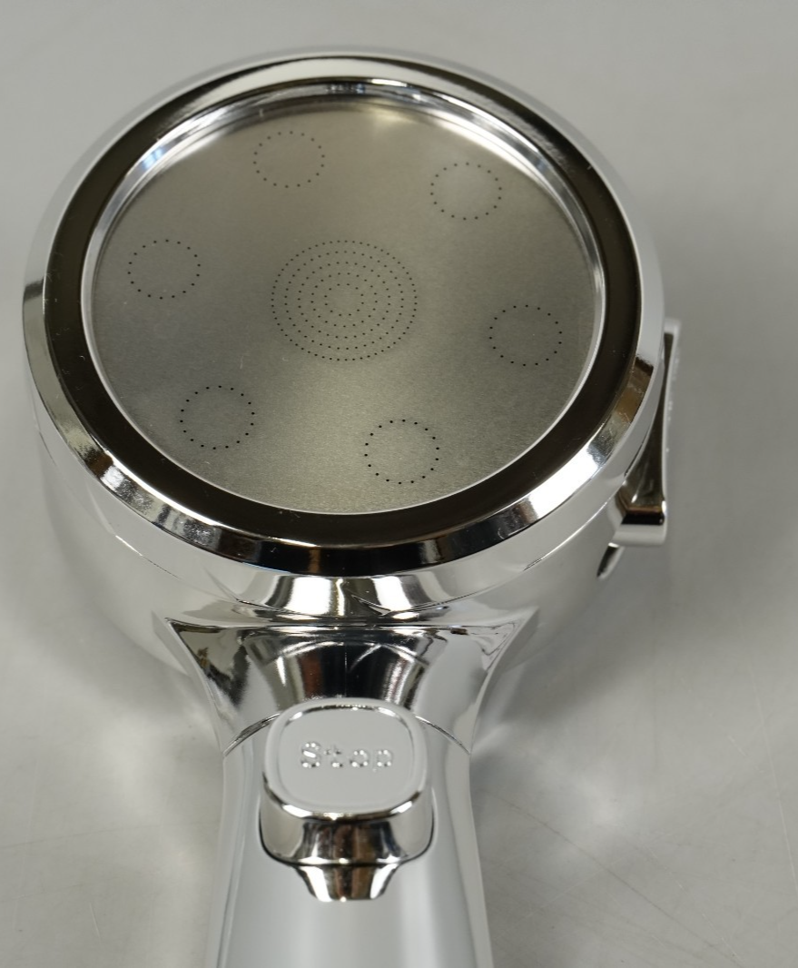 Shower Head Hard Water Filter with 4 Modes Water Temperature Display 1.5M Hose