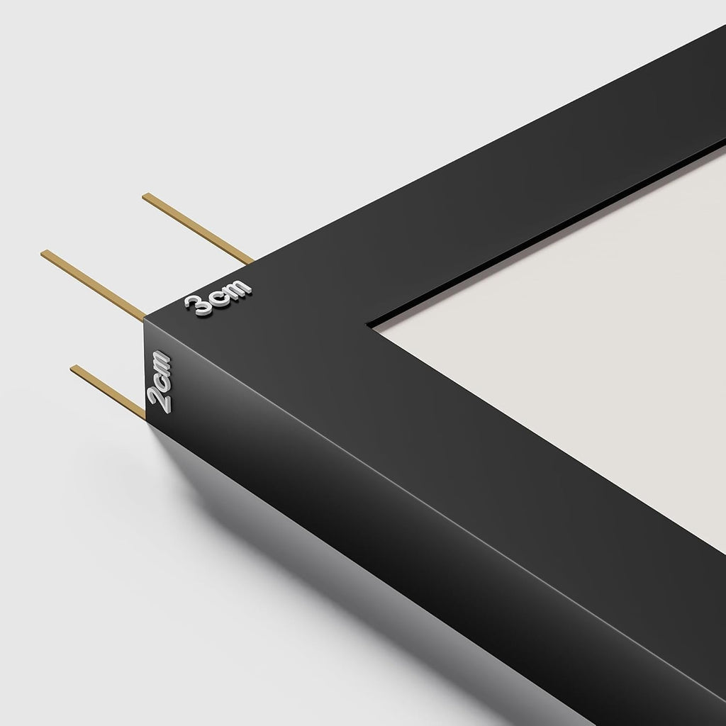 Black Photo Picture Frame 4pack 50x70cm for A2 Photos Posters Adverts Plexiglass